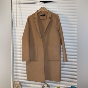 Kenneth Cole long tan coat - Size M